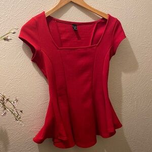 Peplum Windsor Top